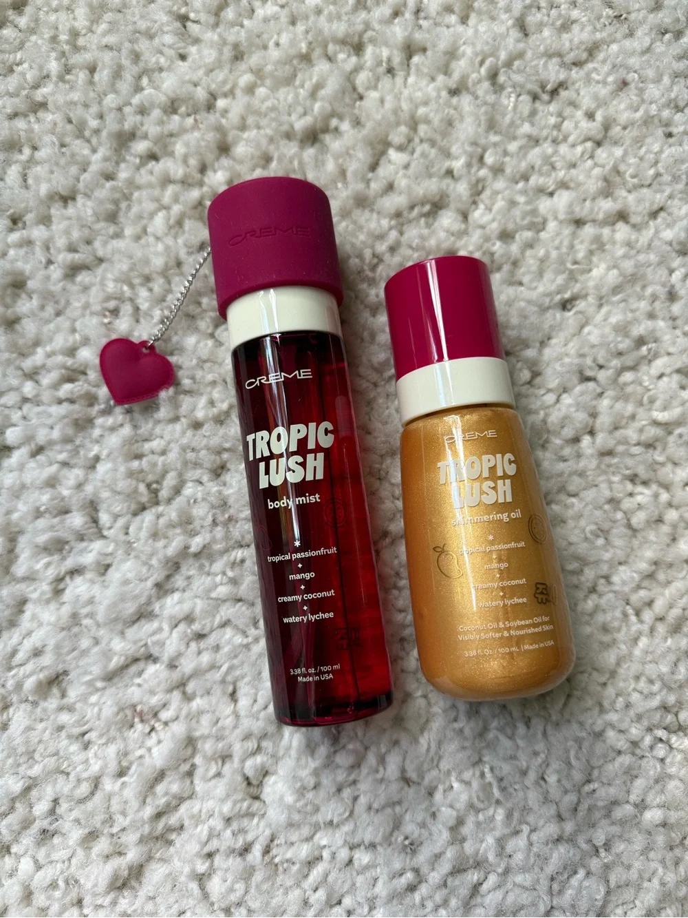 The Creme Shop Tropic Lush Body Mist & Shimmering Oil Duo